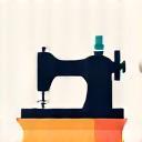 Production icon illustrating garment manufacturing step